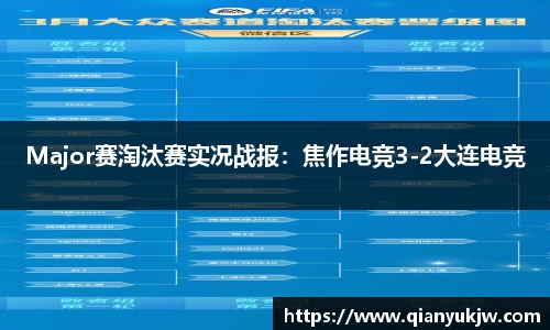 Major赛淘汰赛实况战报：焦作电竞3-2大连电竞